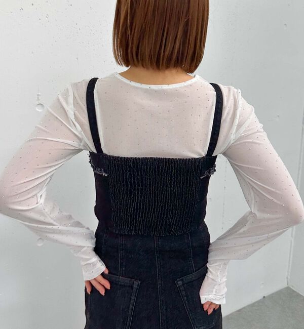 archives「Ｆボタンデニムビスチェ」|シャツ・ブラウス|