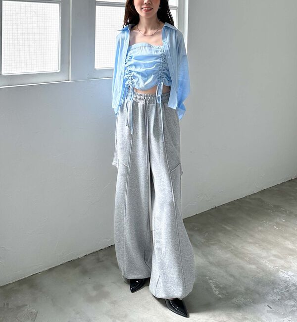 archives「サイドカットアウトスウェットパンツ」|その他|