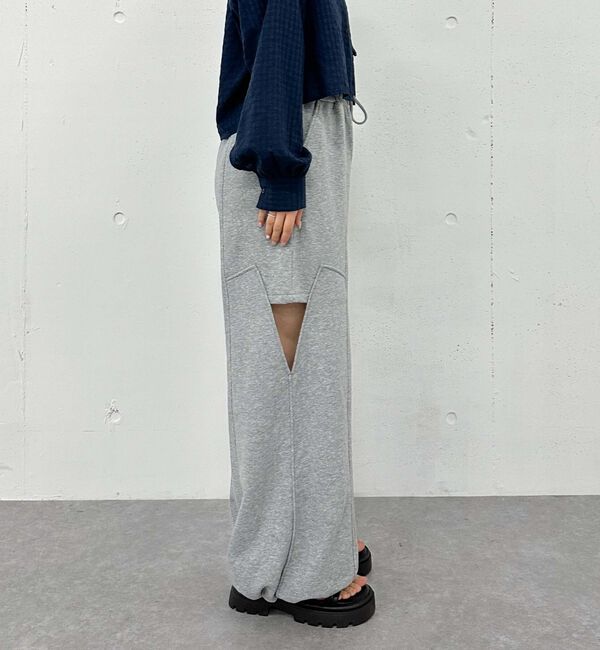 archives「サイドカットアウトスウェットパンツ」|その他|