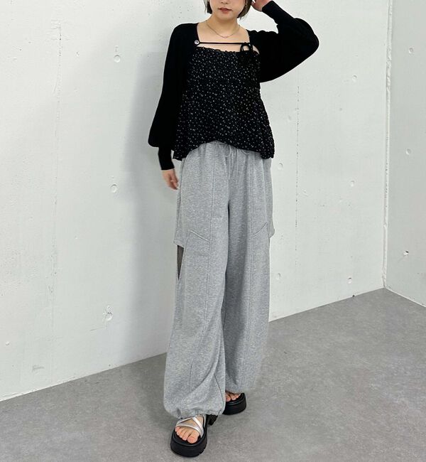 archives「サイドカットアウトスウェットパンツ」|その他|