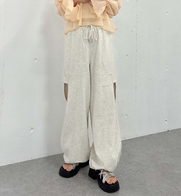 archives「サイドカットアウトスウェットパンツ」|その他|