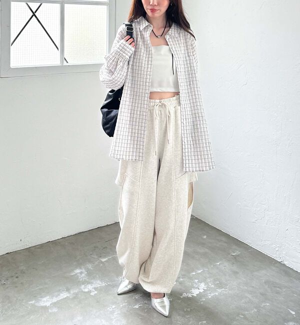 archives「サイドカットアウトスウェットパンツ」|その他|