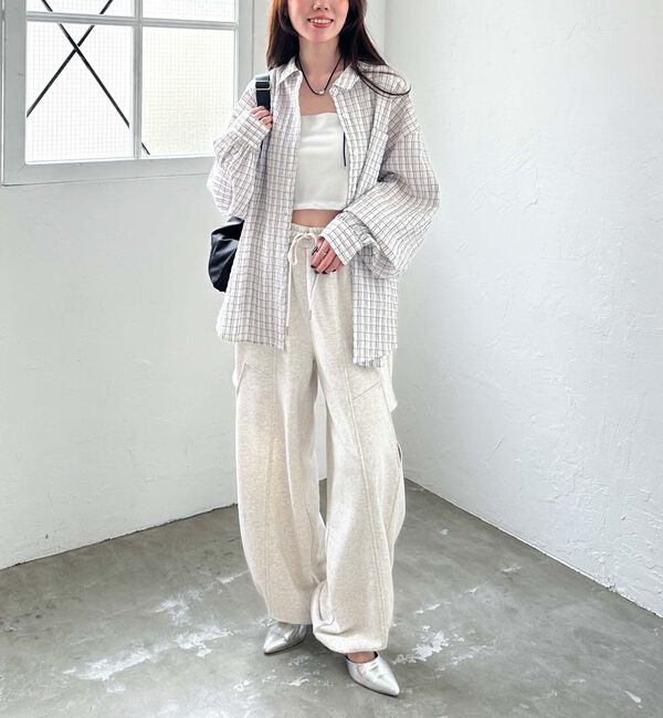 archives「サイドカットアウトスウェットパンツ」|その他|