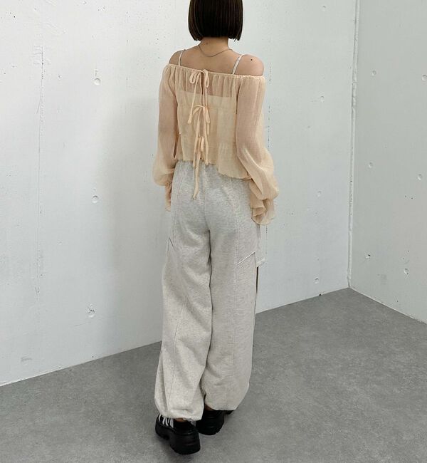 archives「サイドカットアウトスウェットパンツ」|その他|