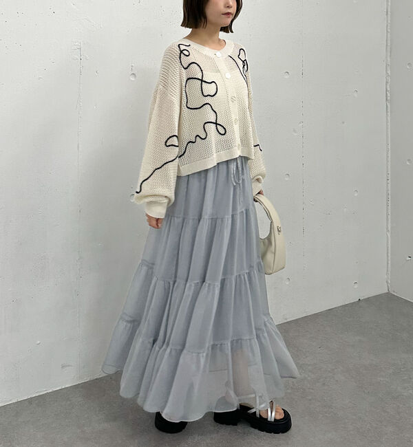 archives「楊柳ティアードスカート」|スカート|