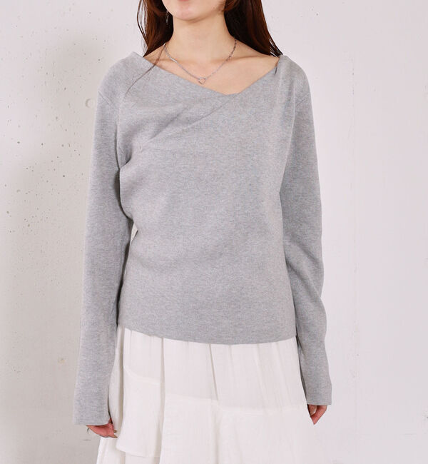 archives「タックドレープニットプルオーバー」|ニット・セーター|