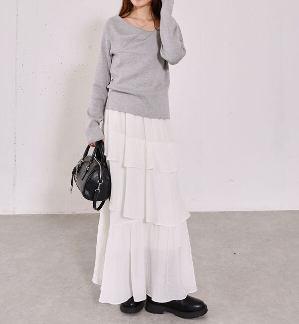 archives「タックドレープニットプルオーバー」|ニット・セーター|