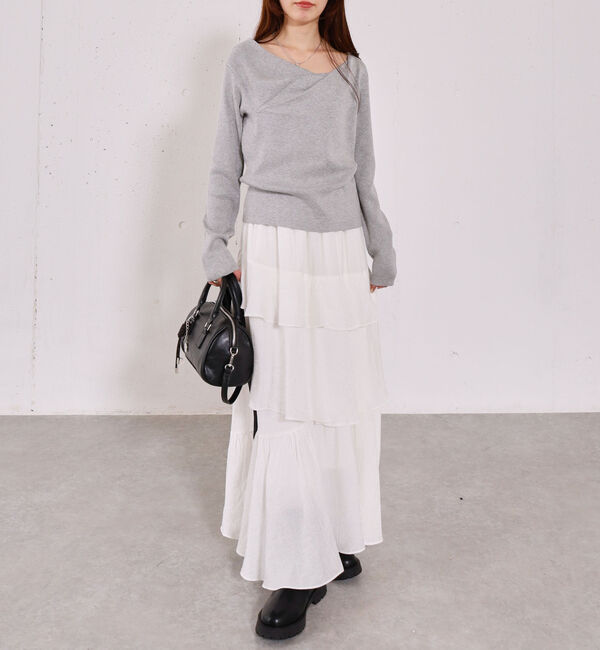 archives「タックドレープニットプルオーバー」|ニット・セーター|