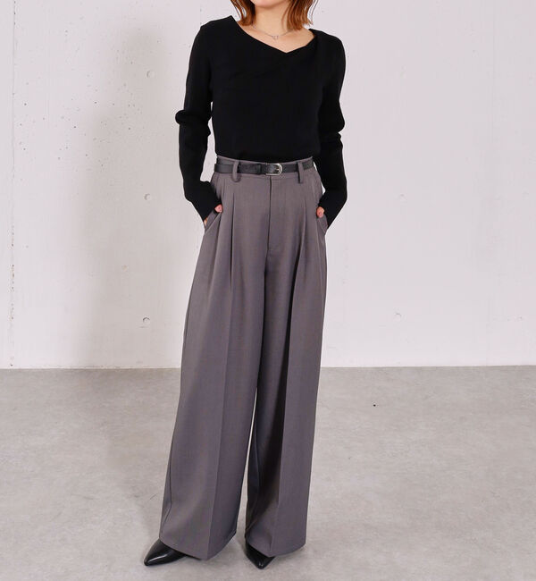 archives「タックドレープニットプルオーバー」|ニット・セーター|