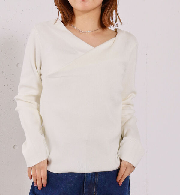 archives「タックドレープニットプルオーバー」|ニット・セーター|