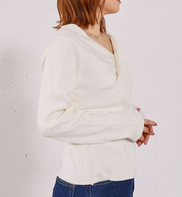 archives「タックドレープニットプルオーバー」|ニット・セーター|