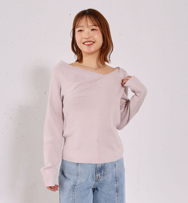 archives「タックドレープニットプルオーバー」|ニット・セーター|