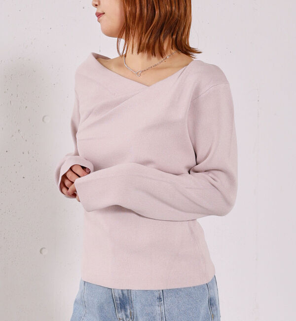 archives「タックドレープニットプルオーバー」|ニット・セーター|