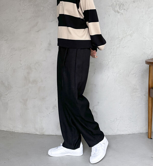 Doux archives「ワンタックカーブパンツ」|チノ|