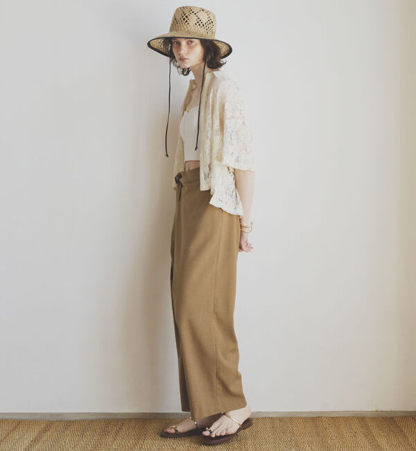 Doux archives「コードレースクロップドシャツ」|シャツ・ブラウス|