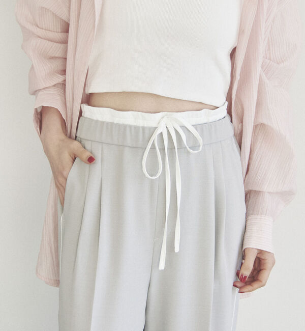 Doux archives「Ｗウエストサイドラインパンツ」|チノ|