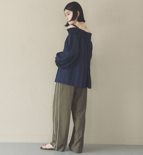 Doux archives「Ｗウエストサイドラインパンツ」|チノ|