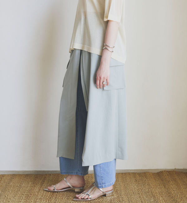 Doux archives「サテンカーゴタイトスカート」|スカート|