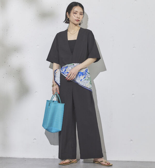 Doux archives「ドライジョーゼットサロペット」|ワンピース|