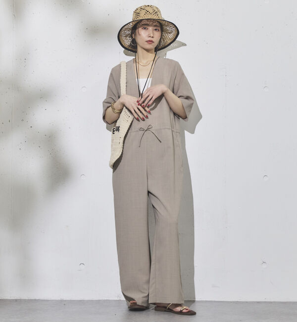 Doux archives「ドライジョーゼットサロペット」|ワンピース|