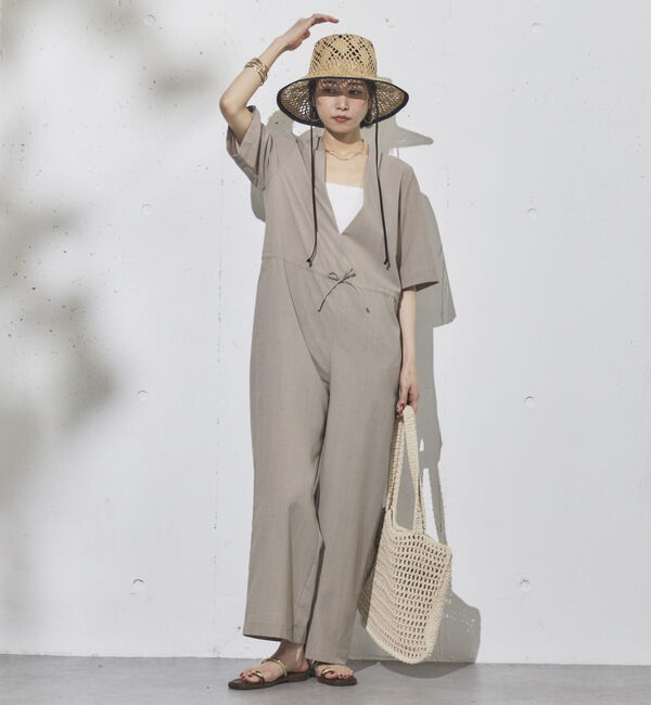 Doux archives「ドライジョーゼットサロペット」|ワンピース|