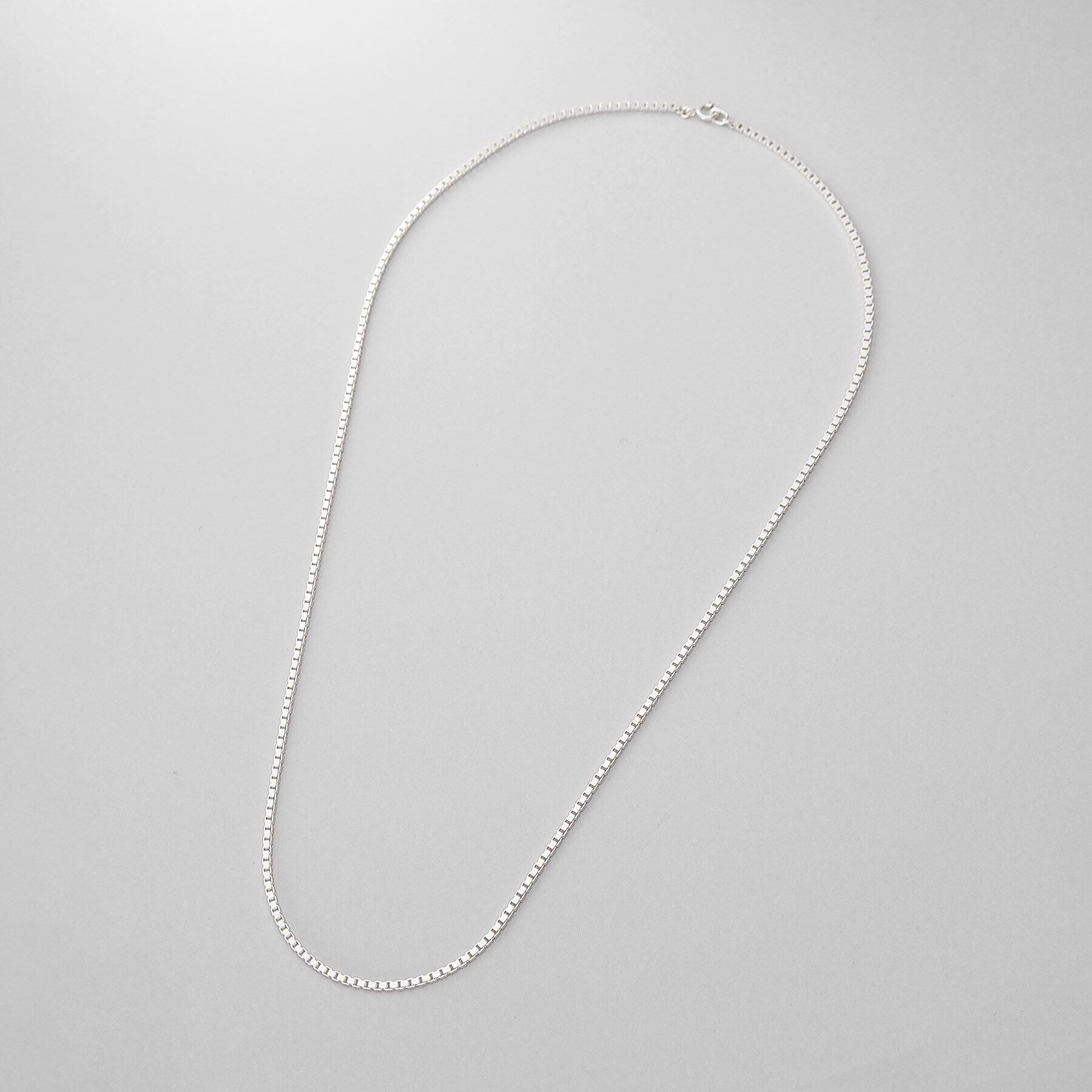 COCOSHNIK ONKITSCH「シルバー デザインチェーン ベネチアンネックレスM（55cm）」|ネックレス|