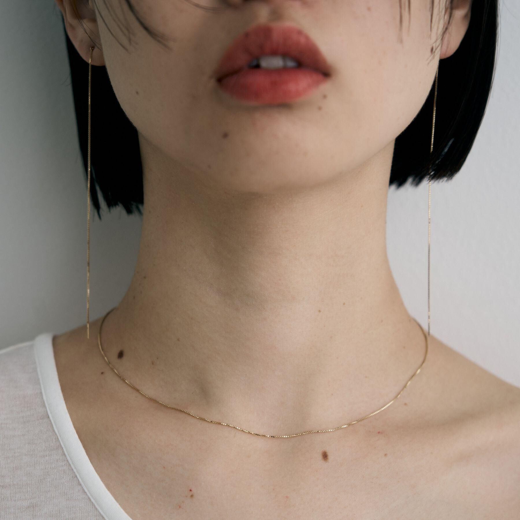 COCOSHNIK ONKITSCH「K10スキニーネックレス ベネチアン」|ネックレス|