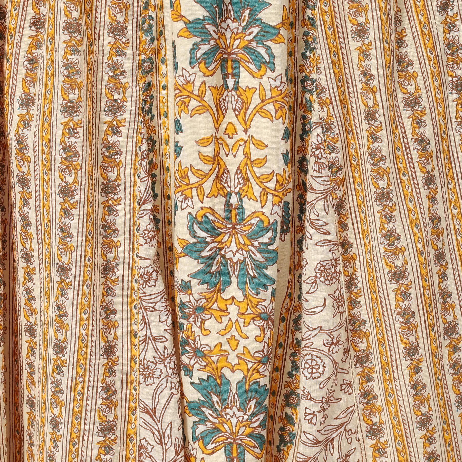 SHOO･LA･RUE「【洗える/インド綿100％】ふんわり軽やか 花柄プリントギャザースカート」|スカート|