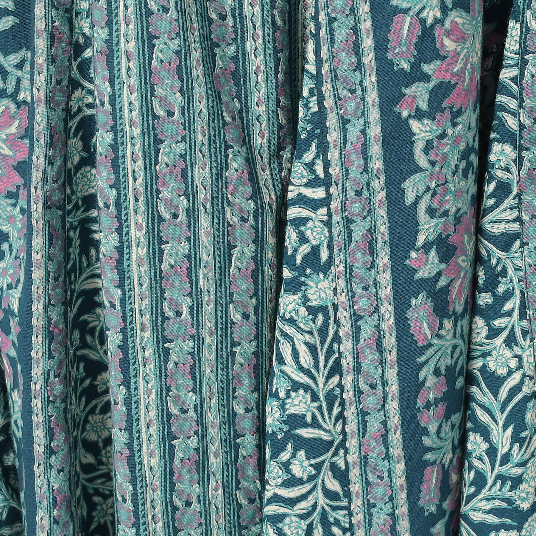 SHOO･LA･RUE「【洗える/インド綿100％】ふんわり軽やか 花柄プリントギャザースカート」|スカート|