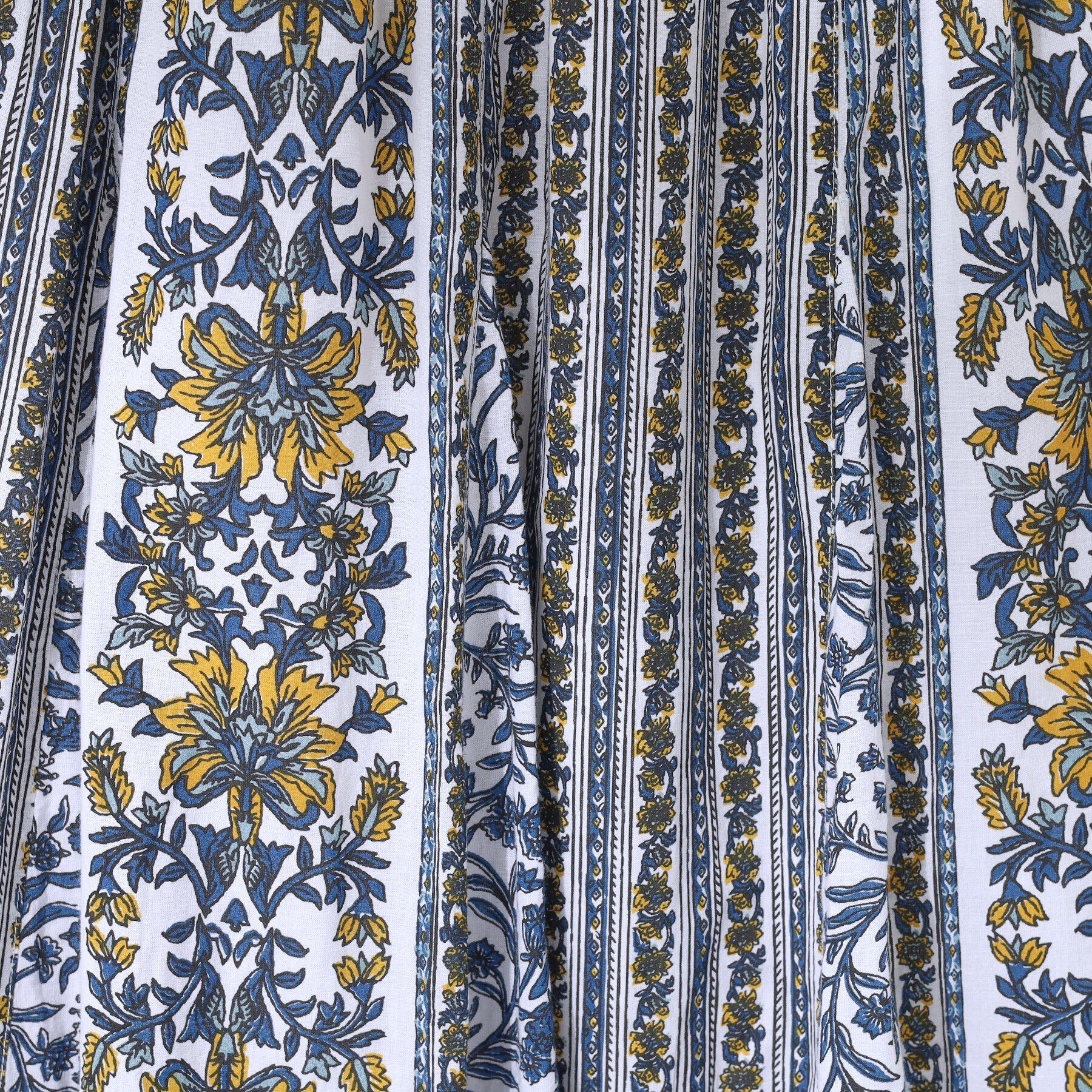 SHOO･LA･RUE「【洗える/インド綿100％】ふんわり軽やか 花柄プリントギャザースカート」|スカート|