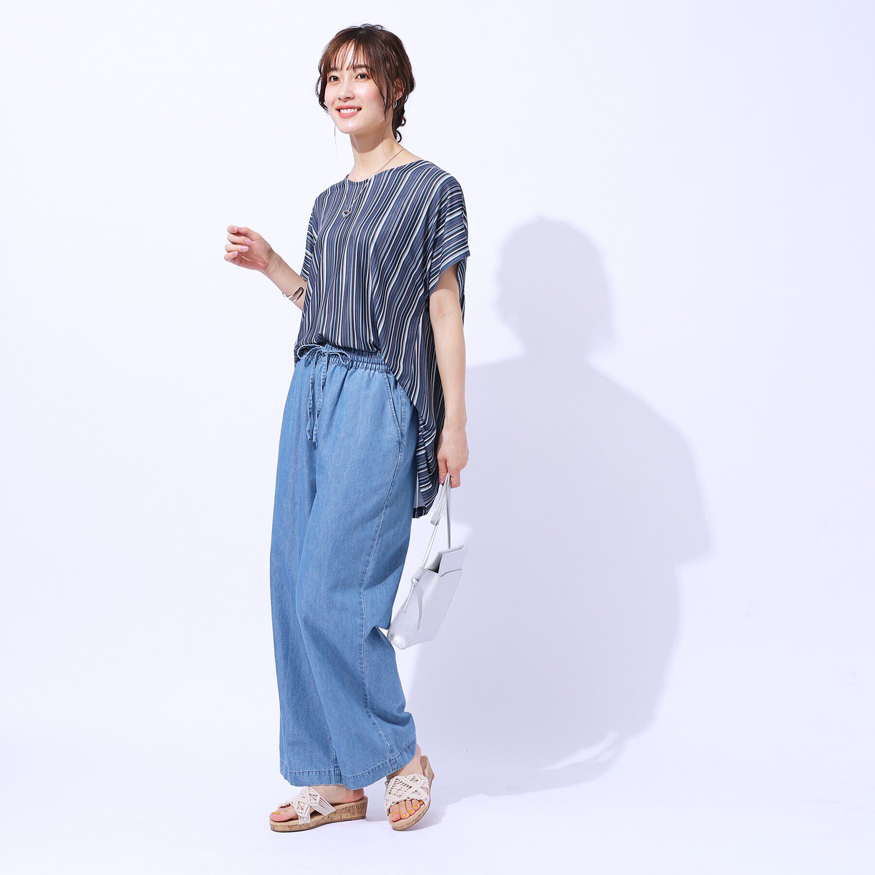 SHOO･LA･RUE「【セットアップ可】フレンチスリーブTシャツ」|Tシャツ・カットソー|