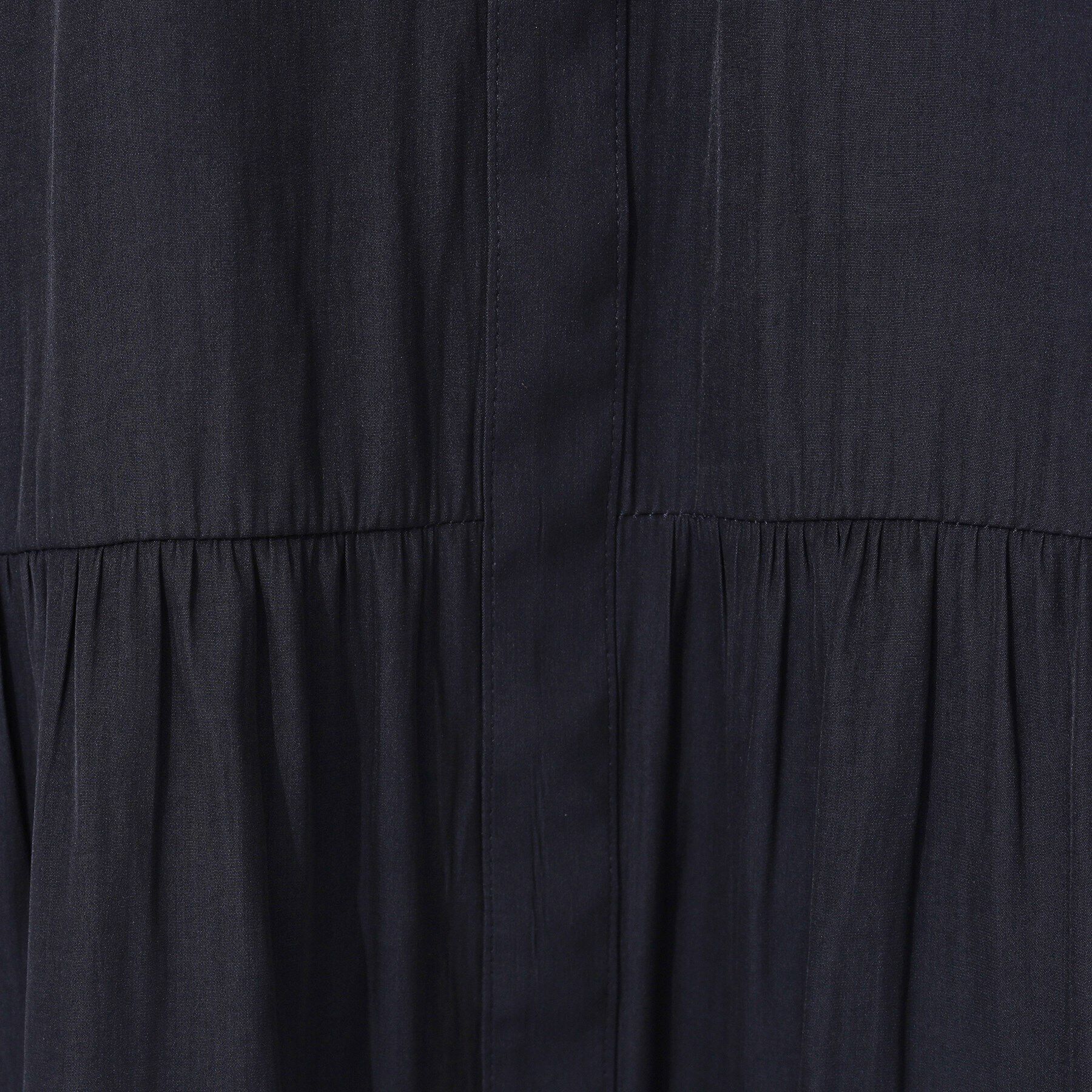 SHOO･LA･RUE「柔らかで上品な光沢感　バンドカラー ティアードワンピース」|ワンピース|