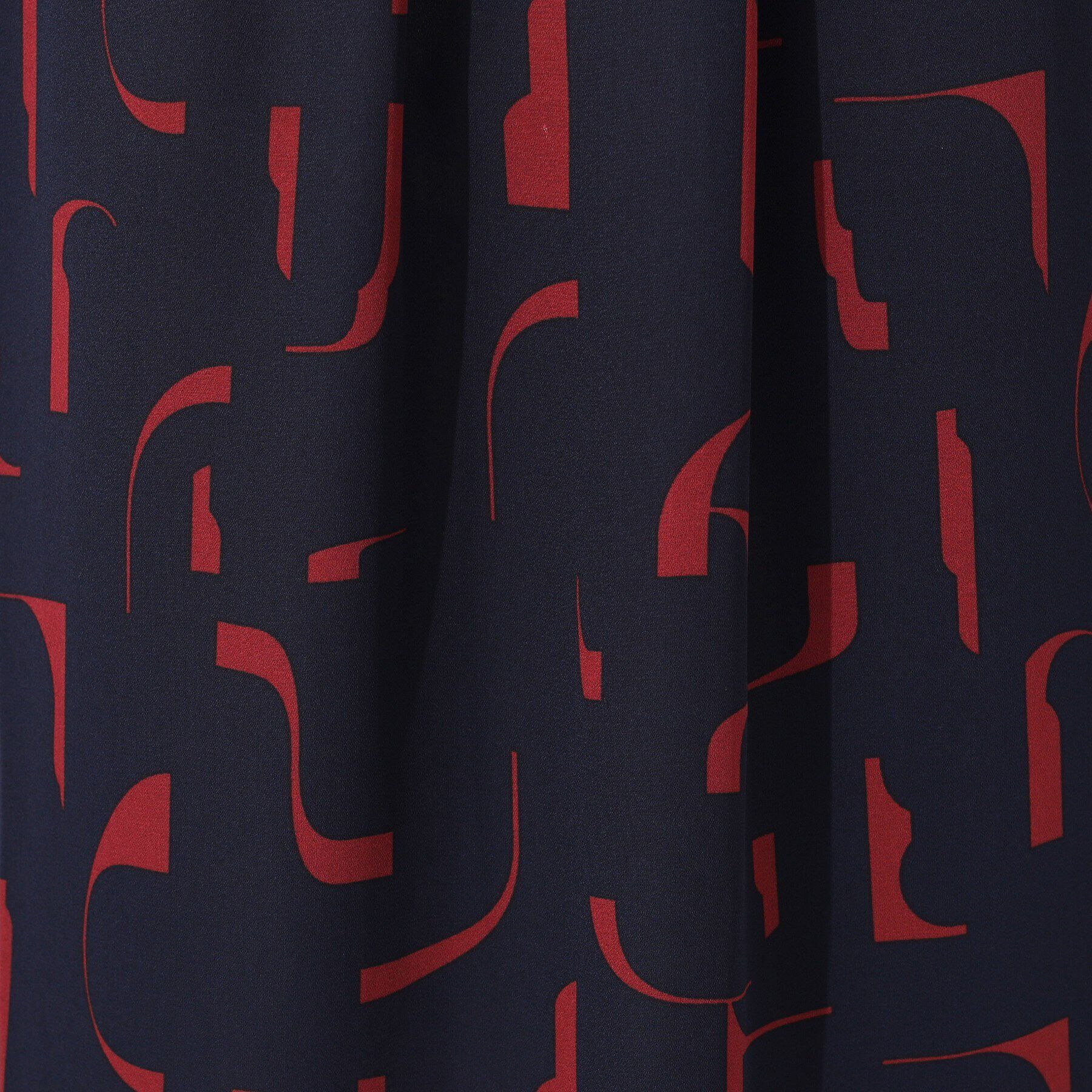 SHOO･LA･RUE「【洗える】周りと差がつく プリントハイネックブラウス」|シャツ・ブラウス|