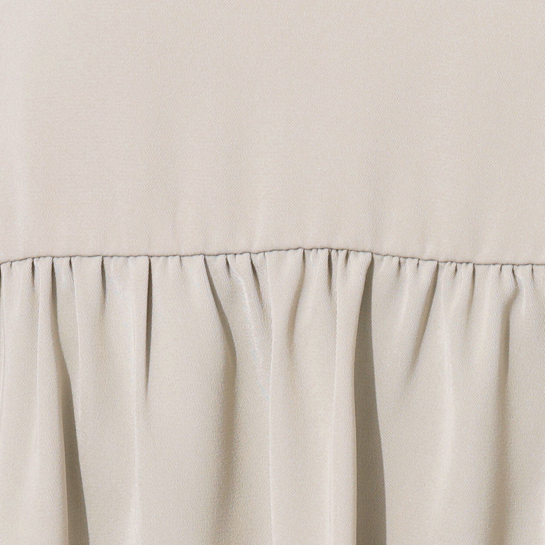 SHOO･LA･RUE「【セットアップ可/洗える】さらさらぷるん ティアードキャミソール」|キャミソール|