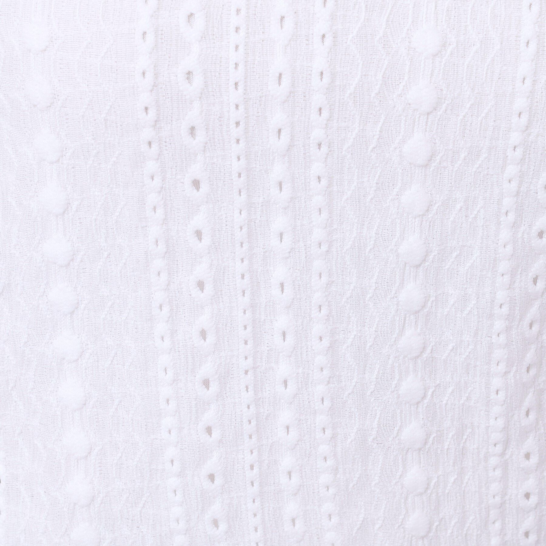 SHOO･LA･RUE「【高レビュー】大人フェミニンな雰囲気漂う　ジャカードレーストップス」|Tシャツ・カットソー|