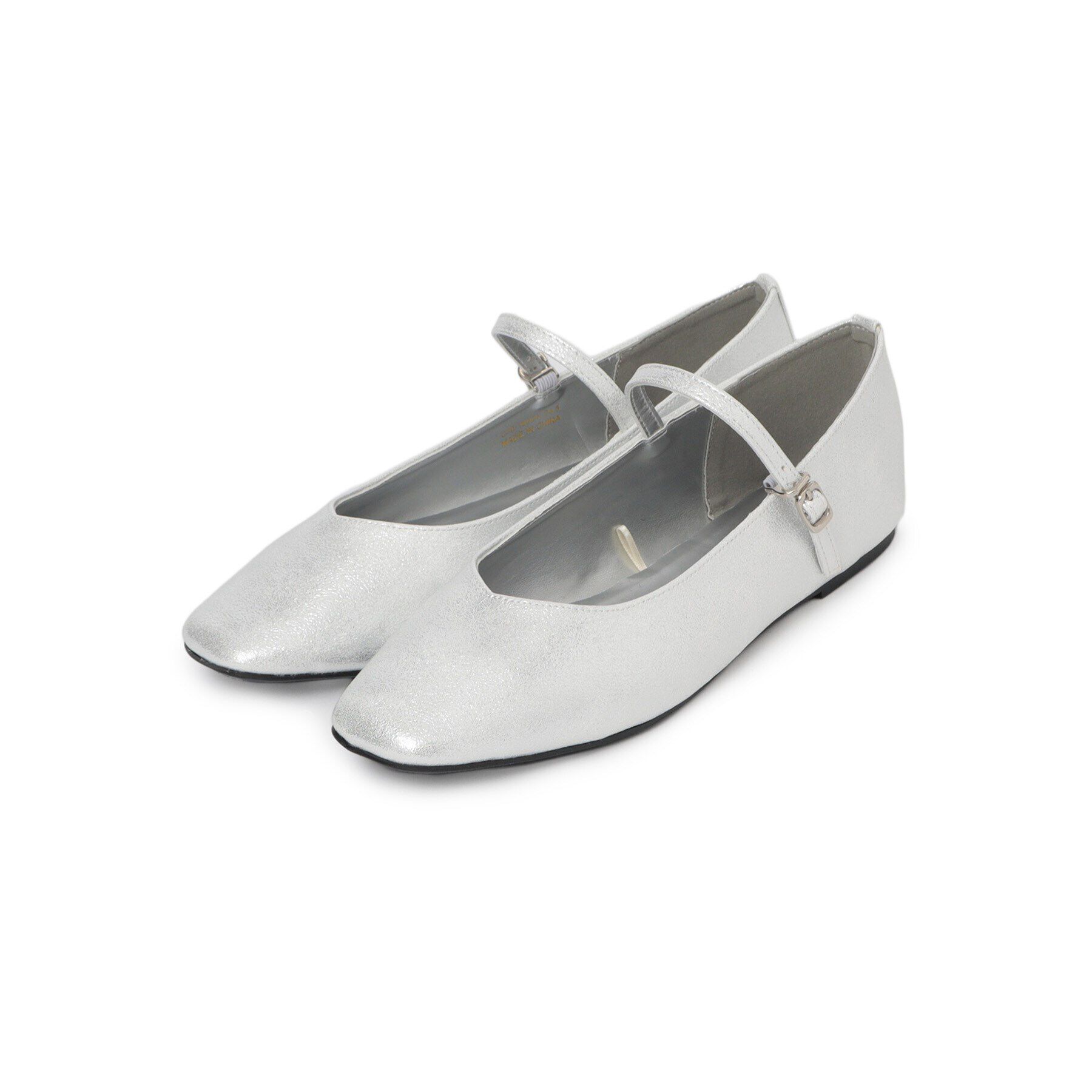 SHOO･LA･RUE「華やかな光沢！メタリックメリージェーン」|パンプス|