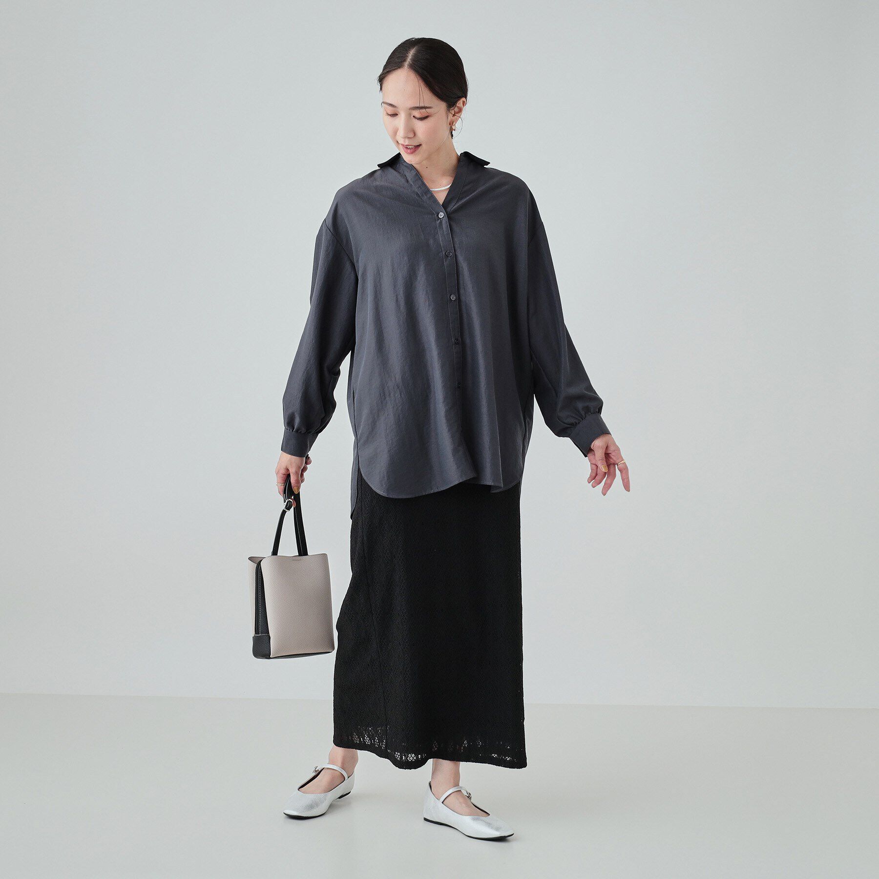 SHOO･LA･RUE「華やかな光沢！メタリックメリージェーン」|パンプス|