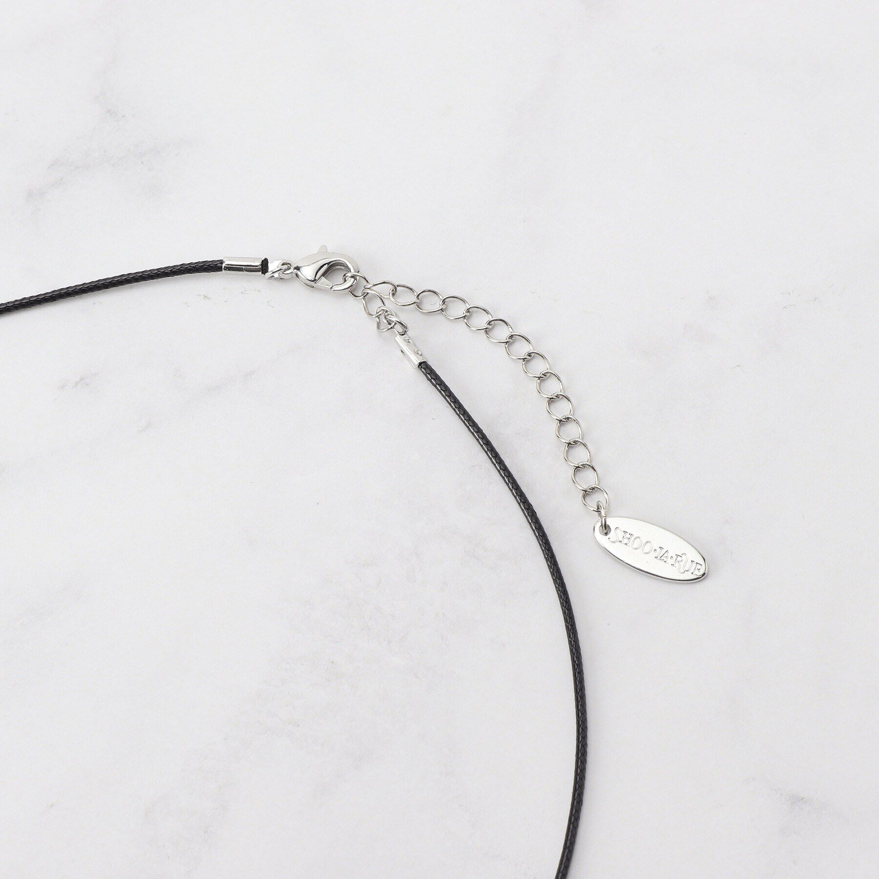 SHOO･LA･RUE「ニュアンス三角＆コインひもネックレス」|ネックレス|