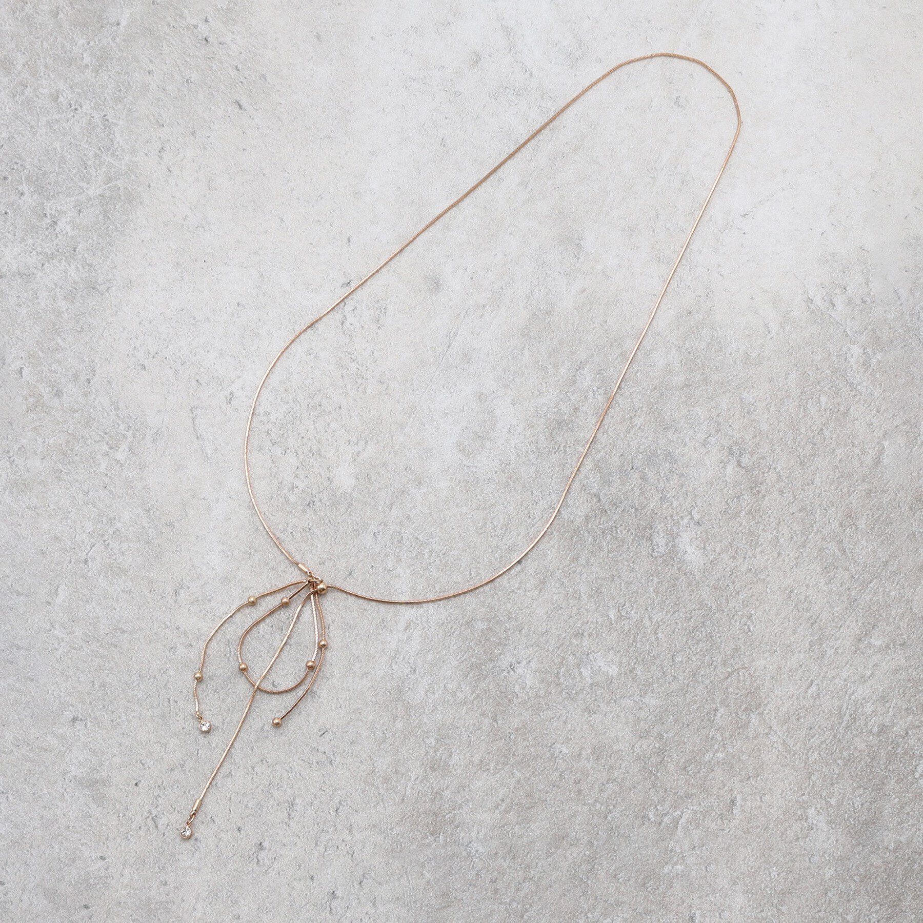 SHOO･LA･RUE「【2WAY】つぶつぶループネックレス」|ネックレス|