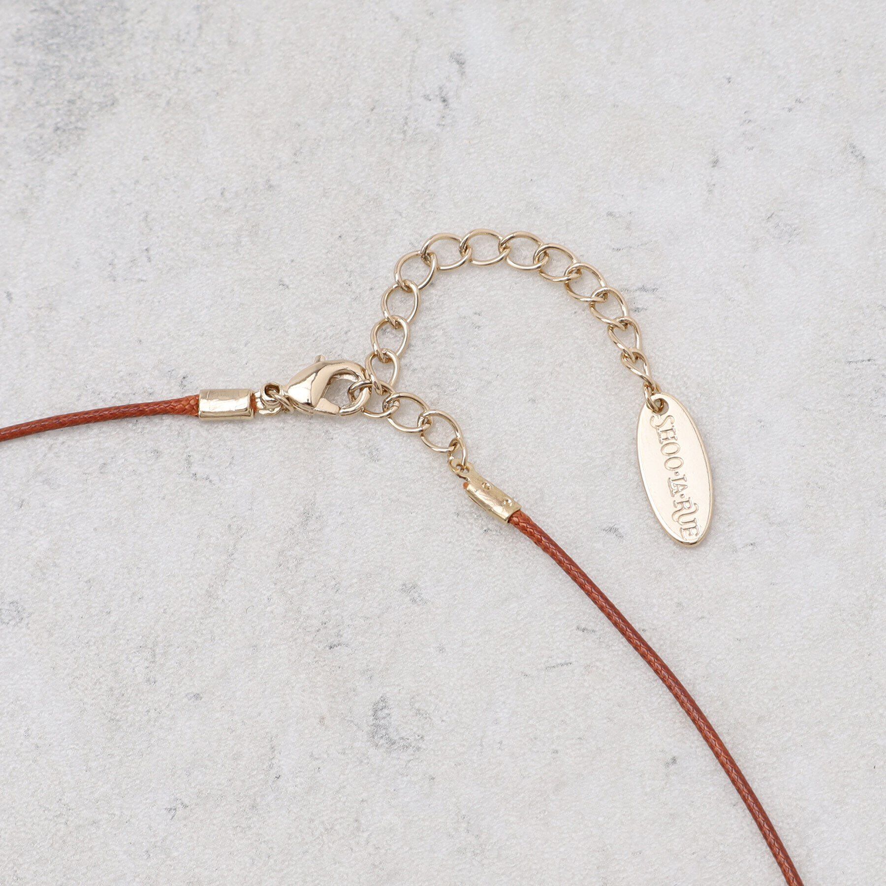 SHOO･LA･RUE「ツイストリング紐ネックレス」|ネックレス|