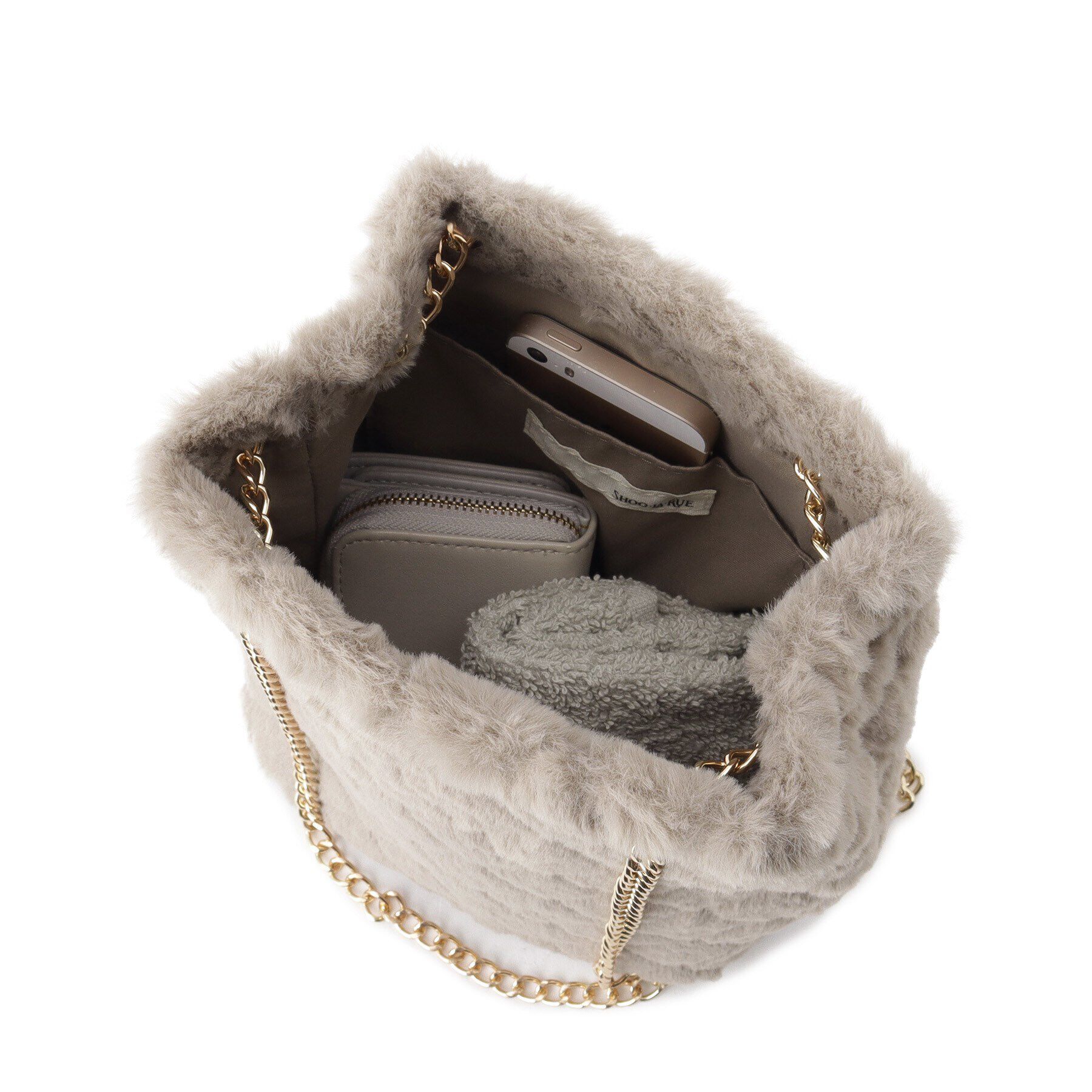 SHOO･LA･RUE「フェイクファーキルトショルダー」|ショルダー・メッセンジャー|