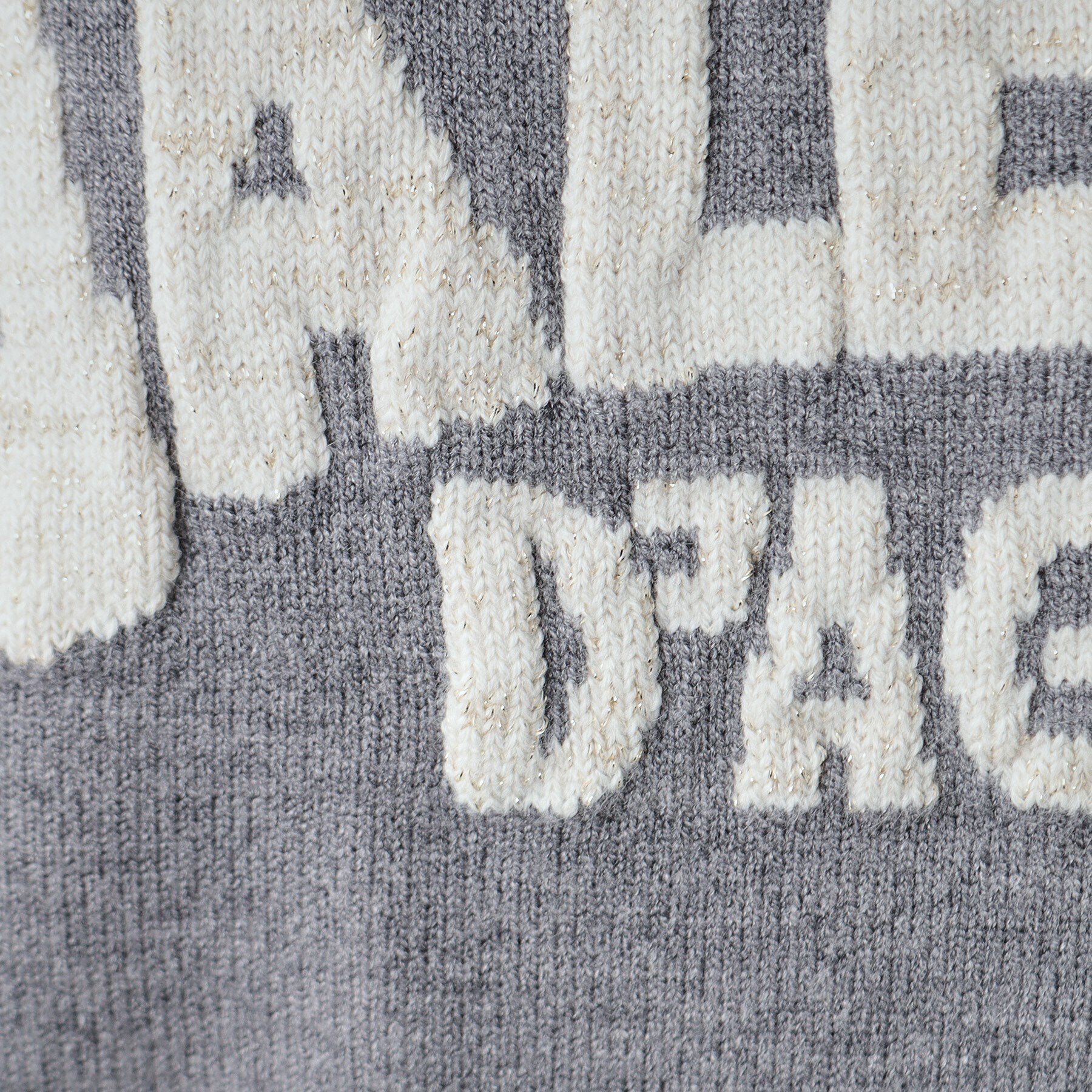 SHOO･LA･RUE「【静電気軽減/洗える/S-LL】もちもち ふっくらロゴニット」|ニット・セーター|