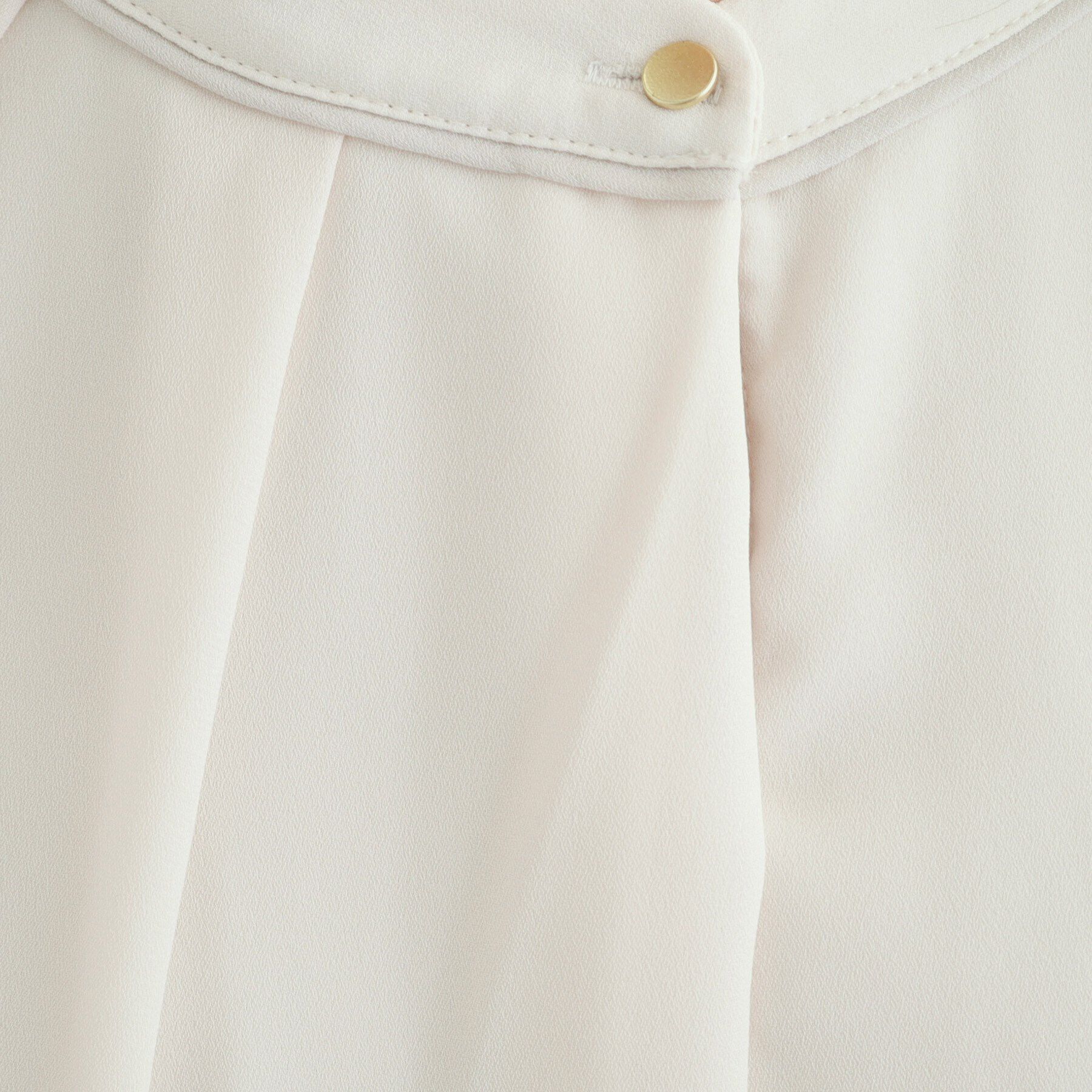 SHOO･LA･RUE「あったか裏地 配色バンドカラーブラウス【SHOO WARM】」|シャツ・ブラウス|