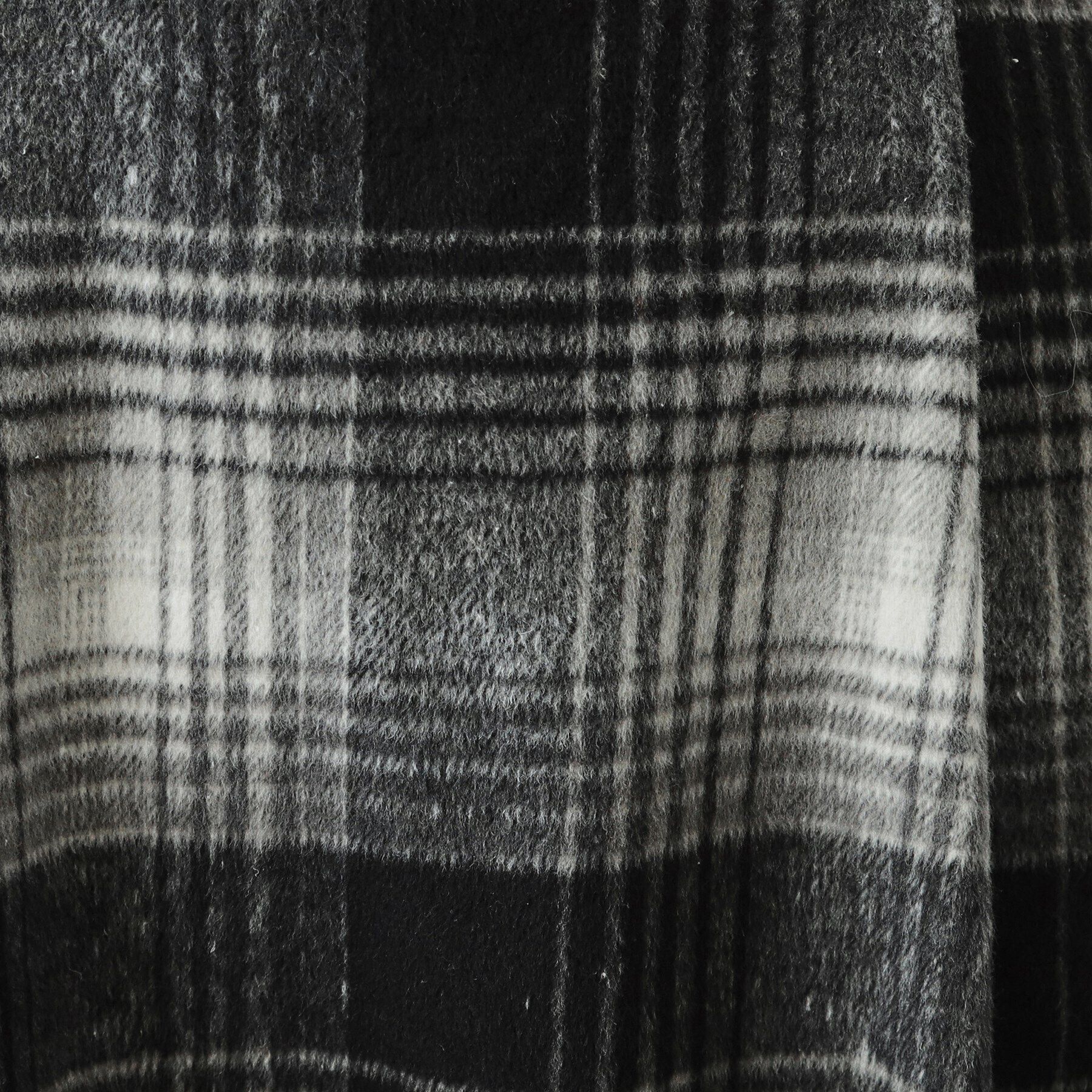 SHOO･LA･RUE「【S-LL】見た目もあったか シャギー調チェックフレアスカート」|スカート|