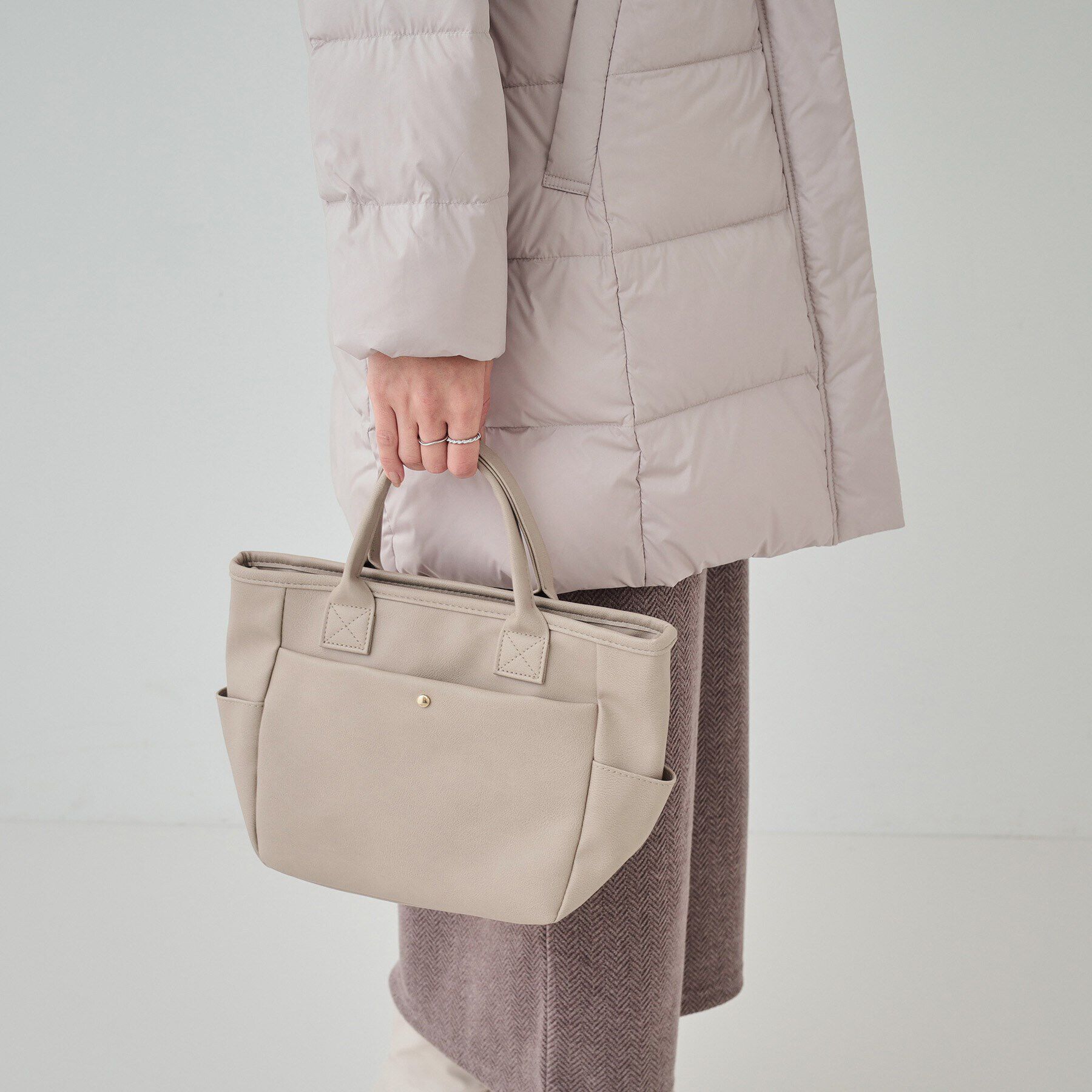 SHOO･LA･RUE「2WAYフロントポケットトートバッグ」|トートバッグ|