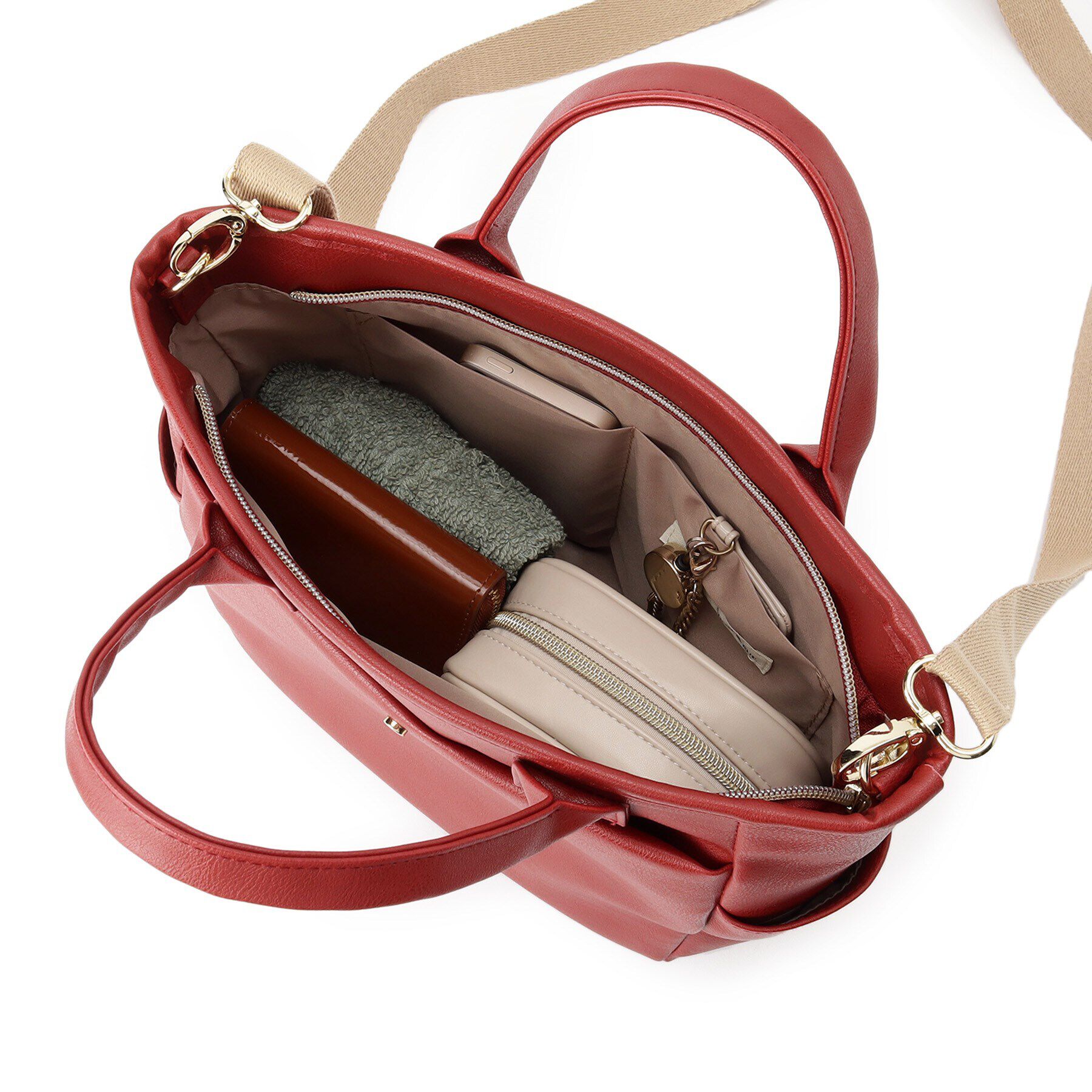 SHOO･LA･RUE「2WAYフロントポケットトートバッグ」|トートバッグ|