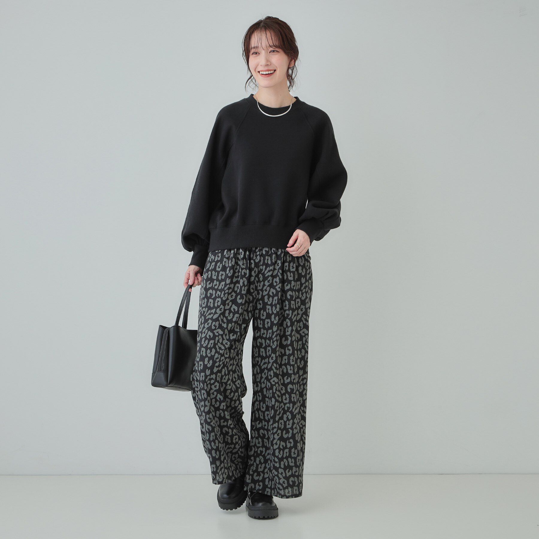 SHOO･LA･RUE「【あったか/S-LL】ラグラン裏起毛スウェット」|Tシャツ・カットソー|