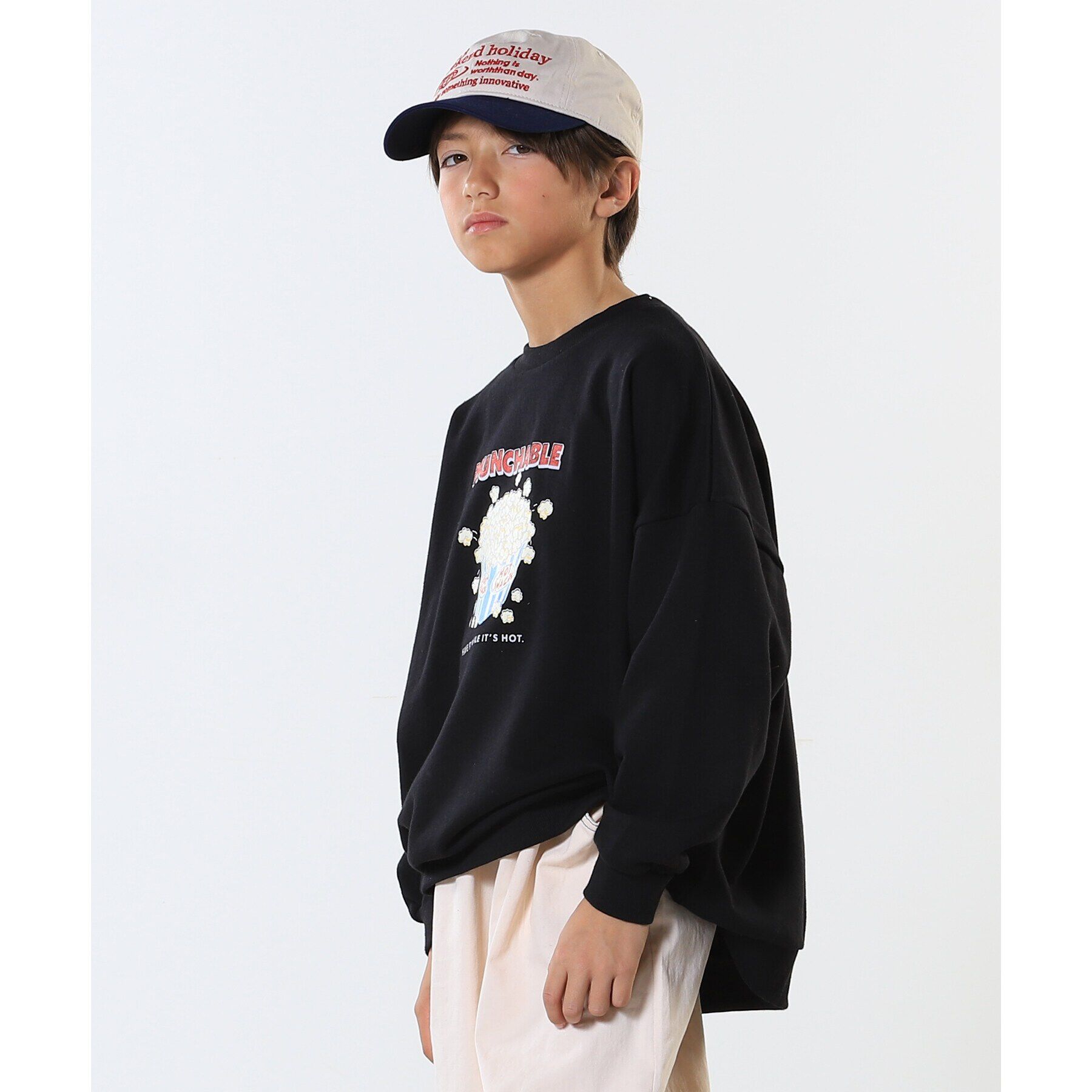 SHOO･LA･RUE「【130-150cm/洗える/兄妹リンク可】コーデの主役 アソートプリント オーバースウェット」|その他|