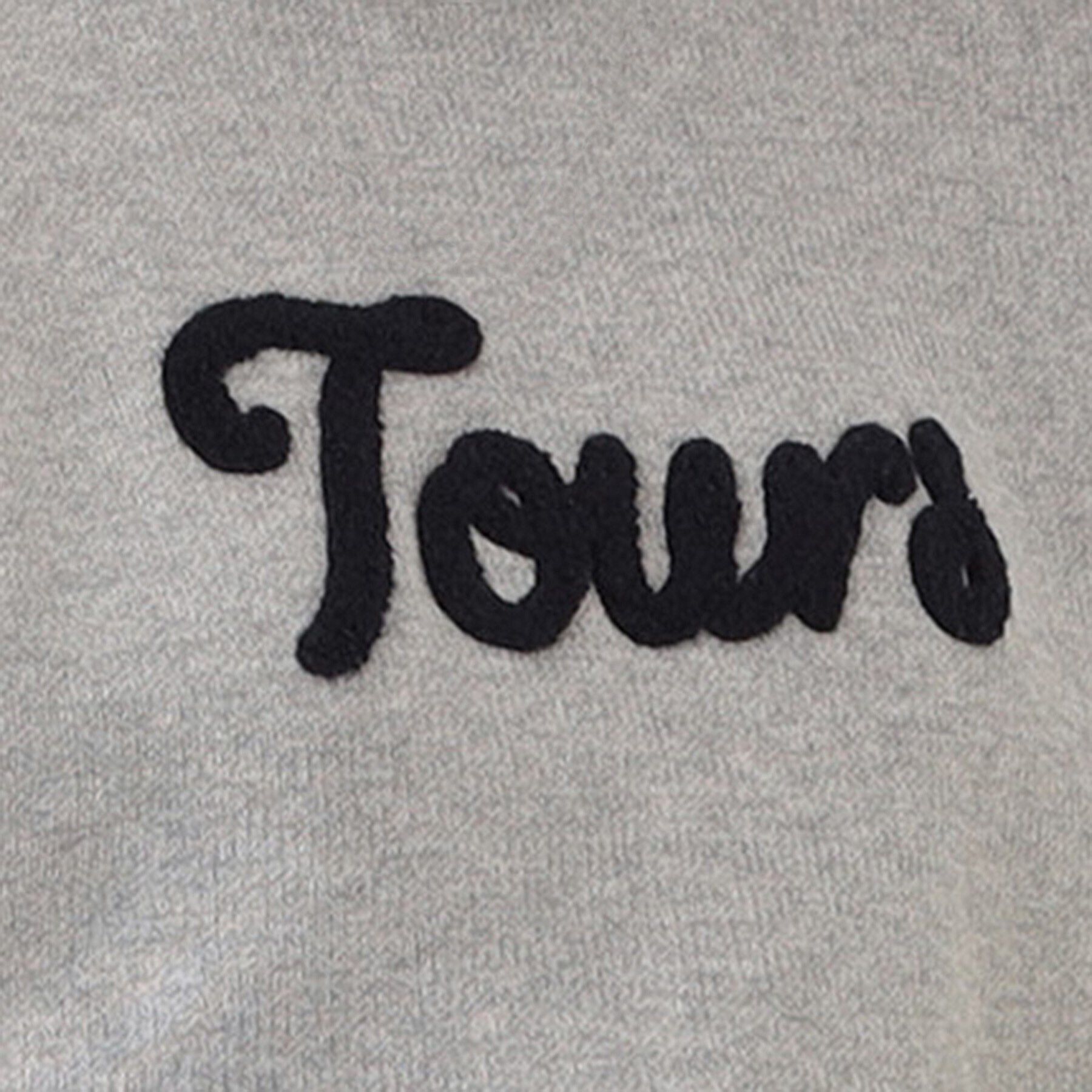 SHOO･LA･RUE「【洗える/S-LL/ちくちくしにくい】ロゴ入りスウェットライクニット」|ニット・セーター|