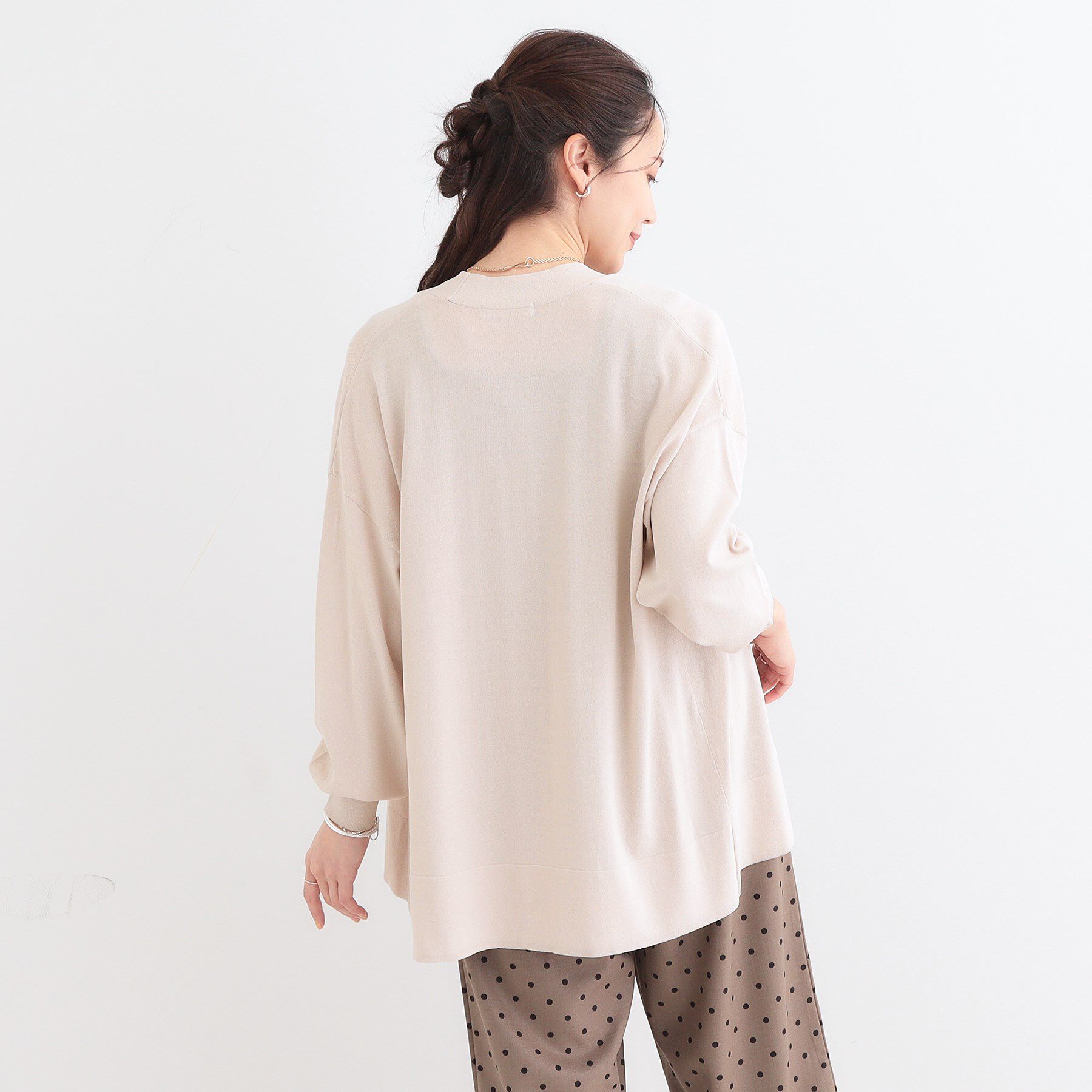 SHOO･LA･RUE「【洗える/ひんやり/UV】お尻が隠れるトッパーカーディガン」|カーディガン|